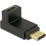 DeLOCK 65914 1 x USB 3.1 Gen 2 Type-C&copy; male 1 x USB 3.1 Gen 2 Type-C&copy; female Zwart kabeladapter/