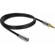DeLOCK 85779 audio kabel 0,5 m 3.5mm Zwart, Grijs