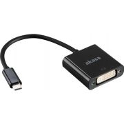 Akasa-AK-CBCA09-15BK-USB-DVI-D-Zwart-kabeladapter-verloopstukje