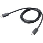 Akasa-AK-CBUB26-10BK-1m-USB-C-USB-C-Mannelijk-Mannelijk-Zwart-USB-kabel