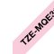 Brother TZE-MQE31 Zwart op roze TZe labelprinter-t...