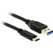 DeLOCK-83869-USB-kabel-0-5m-USB3-1-C-USB3-1-A-USB-A-USB-C-male-male-Zwart