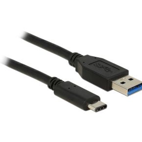 Delock 83870 SuperSpeed USB 10 Gbps (USB 3.2 Gen 2) Kabel Type-A naar USB Type-C 1 m