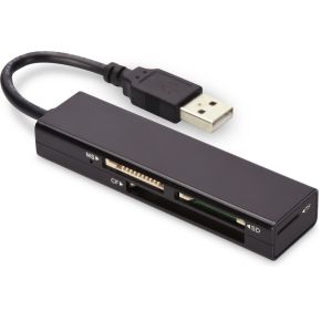 Ednet 85241 USB 2.0 Zwart geheugenkaartlezer