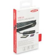 Ednet-85241-USB-2-0-Zwart-geheugenkaartlezer
