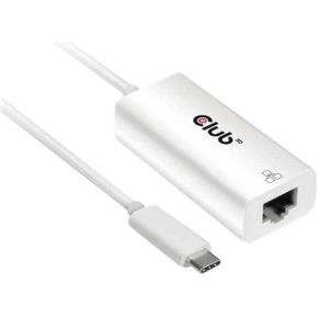 CLUB3D CAC-1519 tussenstuk voor kabels USB-C RJ-45 Wit