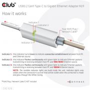 CLUB3D-CAC-1519-tussenstuk-voor-kabels-USB-C-RJ-45-Wit