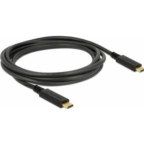 Delock 83668 2M Usb C C Mannelijk Zwart Kabel delock kopen in de aanbieding