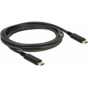 DeLock 83668 5Gbps 2.00m Zwart USB-C Kabel