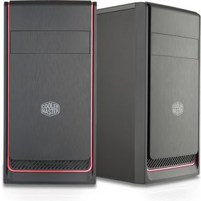 Cooler Master Masterbox E300L Mini Toren Zwart Rood Computerbehuizing cooler master kopen in de aanbieding