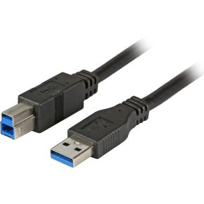 Efb Elektronik 30M Usb 30 Ab 3M A B Mannelijk Zwart Kabel efb elektronik kopen in de aanbieding