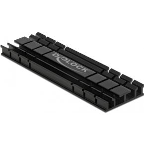 Delock 18285 Koellichaam plat 70 mm voor M.2 module zwart