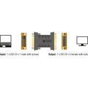 DeLOCK-63313-1-x-DVI-24-1-1-x-DVI-24-5-Zwart-kabeladapter-verloopstukje