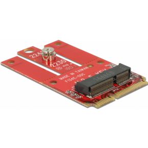 Delock 63909 Adapter Mini PCIe > M.2 Key E-sleuf