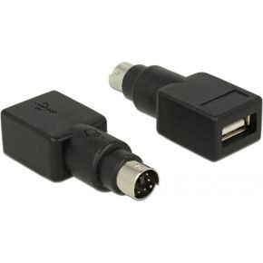 Delock 65898 Ps2 Usb Type A Zwart Roestvrijstaal Kabeladapterverloopstukje delock kopen in de aanbieding Delock 65898 Ps2 Usb Type A Zwart Roestvrijstaal Kabeladapterverloopstukje delock kopen in de aanbieding