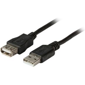 EFB Elektronik K5220SW.5 5m USB A USB A Mannelijk Vrouwelijk Zwart USB-kabel