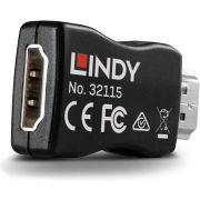 Lindy-32115-HDMI-HDMI-Zwart-kabeladapter-verloopstukje
