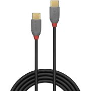 Lindy-36871-1m-USB-C-USB-C-Mannelijk-Mannelijk-Zwart-Grijs-USB-kabel