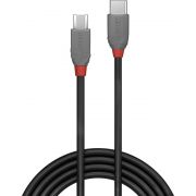 Lindy-36890-0-5m-USB-C-Micro-USB-B-Mannelijk-Mannelijk-Zwart-Grijs-USB-kabel