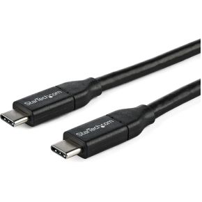 StarTech.com USB-C naar USB-C kabel met 5A/100 W Power Delivery M/M 1 m USB 2.0 USB-IF certificatie