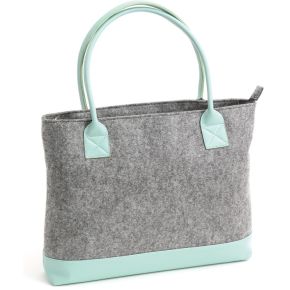 Platinet Pto156Fm 156 Damestas Grijs Turkoois Notebooktas platinet kopen in de aanbieding