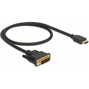 Delock 85581 05M Hdmi Type A Standard Dvi D Zwart Video Kabel Adapter delock kopen in de aanbieding
