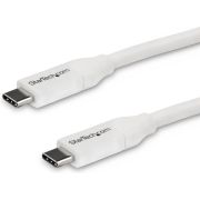 StarTech.com USB 2.0 0.48Gbps 100W USB Type-C 4m Wit USB-IF gecertificeerd
