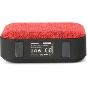 Omega OG58R Zwart, Rood draagbare luidspreker