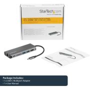 StarTech-com-DKT30CSDHPD3-USB-3-0-3-1-Gen-1-Type-C-Zwart-Grijs-notebook-dock-poortreplicator