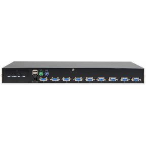 Digitus DS-23200-2 Rack-montage Zwart KVM-switch