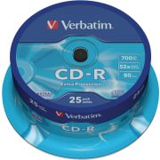CDR-Verbatim-80m-52x-25st-Spindle