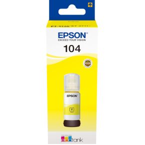 Epson 104 65ml Gele Inktcartridge voor de Ecotank