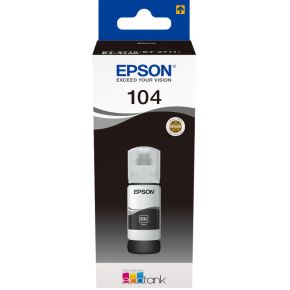 Epson 104 65ml Zwarte Inktcartridge voor de Ecotank