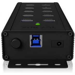 ICY BOX  7 Poorten Hub USB 3.0 Zwart