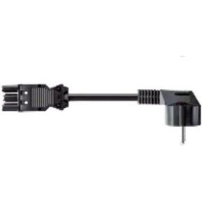 Bachmann 375003 3M Zwart Electriciteitssnoer bachmann kopen in de aanbieding