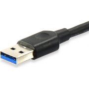 Equip-128343-0-25m-USB-C-USB-A-Mannelijk-Mannelijk-Zwart-USB-kabel