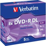Verbatim DVDDL+R 8x 5st. Jewelcase
