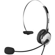 Sandberg-MiniJack-Mono-Headset-Saver-Hoofdband-3-5mm-connector-Zwart-Zilver