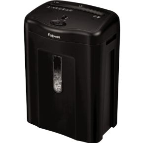 Fellowes Powershred 11C Cross Shredding Zwart Papiervernietiger fellowes kopen in de aanbieding