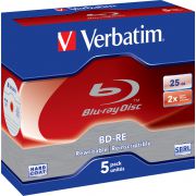 Verbatim-BD-RE-Blu-Ray-25GB-2X-5st-Jewelcase