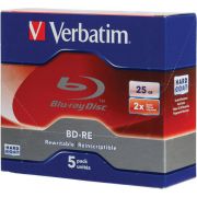 Verbatim-BD-RE-Blu-Ray-25GB-2X-5st-Jewelcase