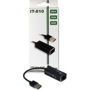 Inter-Tech-ARGUS-IT-810-USB-3-0-RJ-45-Zwart-kabeladapter-verloopstukje