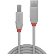Lindy-36681-0-5m-USB-A-USB-B-Mannelijk-Mannelijk-Grijs-USB-kabel