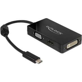 DeLOCK 63925 USB-C/VGA+HDMI+DVI
