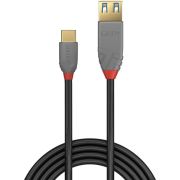Lindy-36895-0-15m-USB-A-Vrouwelijk-naar-USB-C-Mannelijk-USB-kabel
