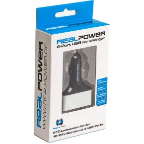 Realpower 176636 Auto Zwart Zilver Oplader Voor Mobiele Apparatuur realpower kopen in de aanbieding Realpower 176636 Auto Zwart Zilver Oplader Voor Mobiele Apparatuur realpower kopen in de aanbieding
