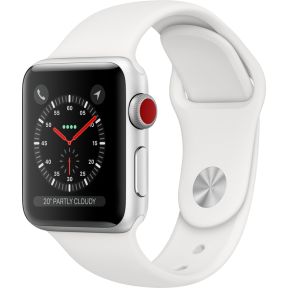Apple Watch Series 3 Gps Cell 38Mm Zilver Alu Witte Band apple kopen in de aanbieding Apple Watch Series 3 Gps Cell 38Mm Zilver Alu Witte Band apple kopen in de aanbieding