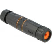 DeLOCK 86692 tussenstuk voor kabels RJ45 Zwart