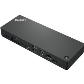 Lenovo 40B00300EU notebook dock & poortreplicator Bedraad Thunderbolt 4 Zwart, Rood