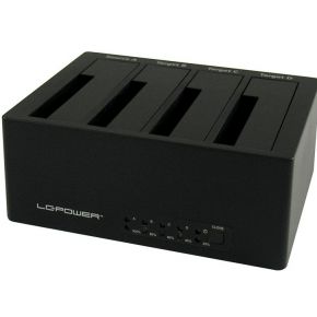 LC-Power LC-DOCK-U3-4B basisstation voor opslagstations USB 3.0 Type-A Zwart